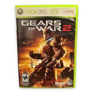 Gears of War 2 Xbox 360 Complete CIB Shooter Game 2008 Microsoft